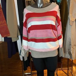 New York & Company Striped Sweater